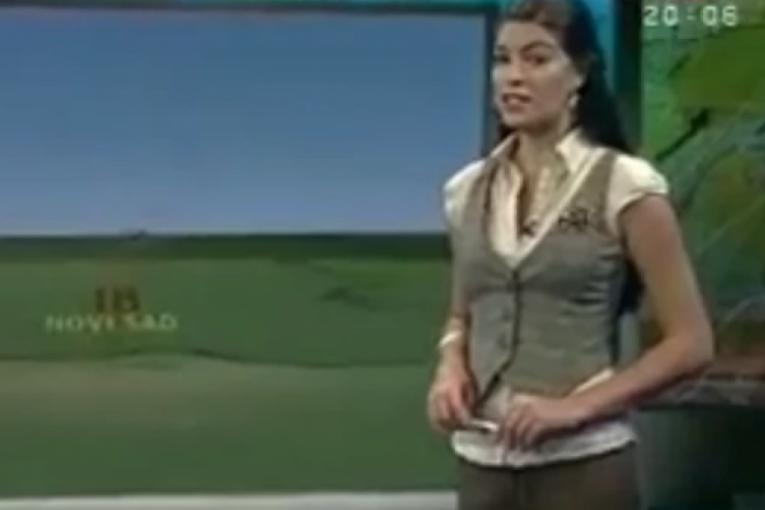 Sanja Kužet na početku voditeljske karijere