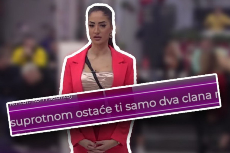 JEZIVA PORUKA SE POJAVILA NA PINKU TOKOM ZADRUGE Ispod Anđele Đuričić