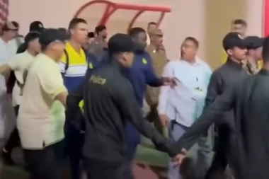 OVO NIKADA NISTE VIDELI: Obezbeđenje na nesvakidašnji način čuva Kristijana Ronalda (VIDEO)