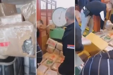 NEĆETE VEROVATI U ČEMU SU SAKRILI 200KG MARIHUANE: Evo kako je izgledala velika zaplena na Gardini (VIDEO)