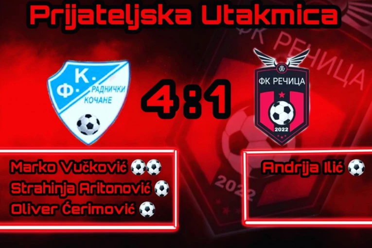 IZ DVOJKE U KECA: Rečica vodila na poluvremenu, ali je Radnički sa tri brza gola okrenuo meč u svoju korist!