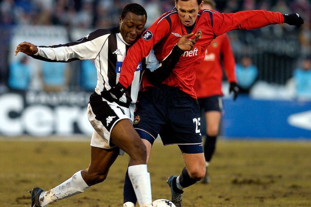 Obiora Odita u dresu Partizana