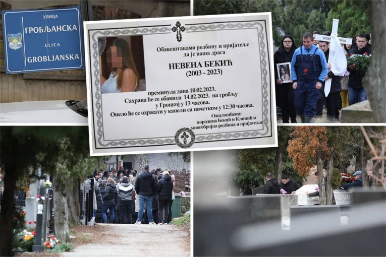 NENO MOJA, SINE MOJ, TAMO JE MESTO MENI, A NE TEBI! JECAJI PARALI NEBO NA GROBLJU U GROCKOJ: Sahranjena Nevena koju je ubio suprug! (FOTO)