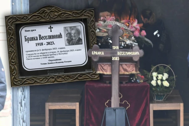 PORODICA I PRIJATELJI SE OKUPLJAJU NA NOVOM GROBLJU! Poslednji oproštaj od glumice Branke Veselinović! (FOTO/VIDEO)