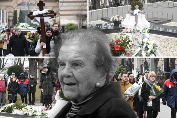 SAHRANJENA BRANKA VESELINOVIĆ! Suze i muk na Novom groblju!