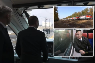 PUTINOVA TAJNA ŽELEZNIČKA MREŽA: Šef Kremlja izgradio pruge zbog svoje bezbednosti: PREDSEDNIČKI AVION ZAMENIO BLINDIRANIM VOZOM!