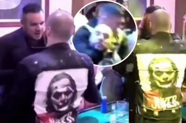 OSVANUO UZNEMIRUJUĆI SNIMAK! Obezbeđenje ščepalo Zvezdana Slavnića za VRAT, on se srušio KAO SVEĆA! (VIDEO)