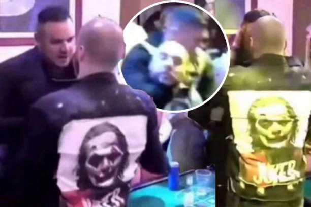 OSVANUO UZNEMIRUJUĆI SNIMAK! Obezbeđenje ščepalo Zvezdana Slavnića za VRAT, on se srušio KAO SVEĆA! (VIDEO)