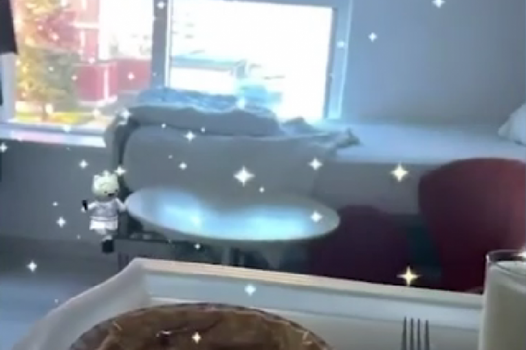 Indi Aradinović u bolnici