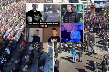 VIŠE HILJADA LJUDI SE OKUPILO NA TRGU U ROŽAJAMA: Odaje se počast nastradalim tinejdžerima - tuga do neba (VIDEO)