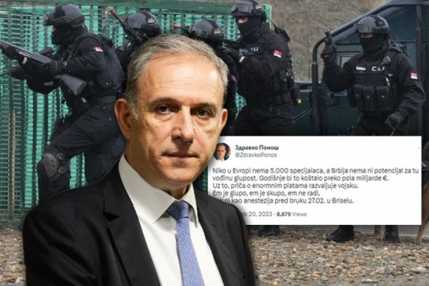 DNO DNA! Bivšem načelniku Generalštaba glupo davati velike plate specijalcima: Ponoš pokušao da opljuje ulaganja u Vojsku, pa ga Tviter "zakopao"