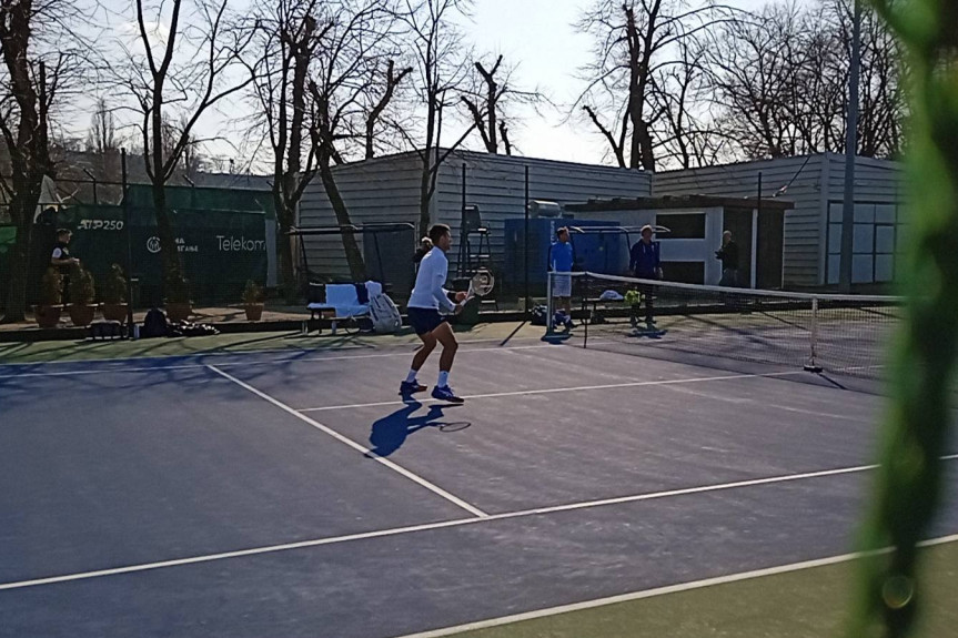 Novak Đoković trenira na Dorćolu