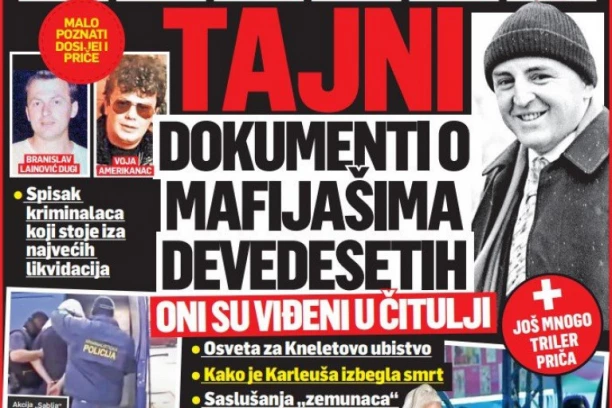 TAJNI DOKUMENTI O MAFIJAŠIMA DEVEDESETIH! Veliki serijal od ponedeljka 27. februara: ONI SU VIĐENI U ČITULJI!