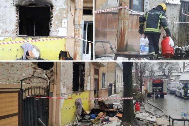 VIŠE OSOBA POVERĐENO! Eksplodirala plinska boca u Inđiji, na licu mesta Hitna pomoć! (FOTO)