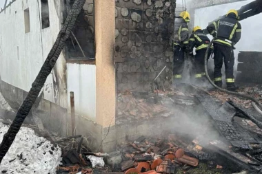 Otac uspeo da spasi petomesečnu bebu iz plamena, pa se onesvestio! Detalji požara u kući kod Užica!