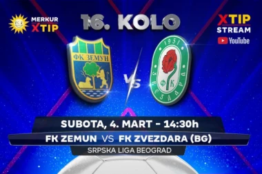 Derbi susret 16. kola Srpske lige - grupa Beograd, samo na Xtip Stream-u!