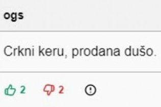 Poruke mržnje upućene Vladanu Kovačeviću