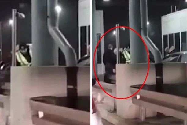 MUNJEVITA AKCIJA POLICIJE: Vozaču i suvozaču stavljene lisice na ruke na naplatnoj rampi u Beogradu! (FOTO)