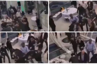 NE ZNA SE KO KOGA UDARA, LETE FLAŠE, SEVAJU PESNICE! Objavljen snimak masovne tuče na Ledinama: Bili se oko muzike! (VIDEO)