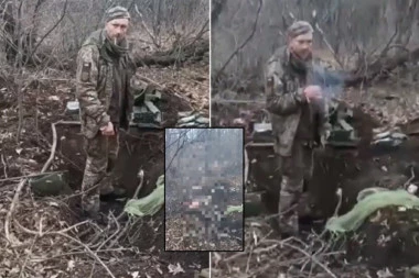 POJAVIO SE NAVODNI SNIMAK STRELJANJA UKRAJINSKOG VOJNIKA! Izgovorio ove reči, pa ga streljali (VIDEO)