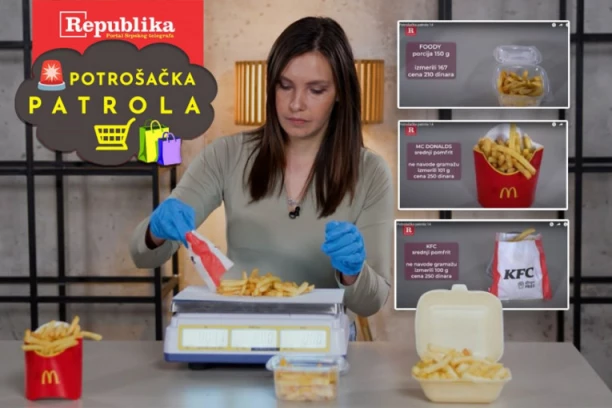 OD KROMPIRIĆA BEDA I SIĆA: Potrošačka patrola proveravala gde ćete dobiti najviše pomfrita (VIDEO)