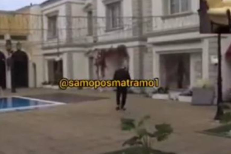 Zvezdan Slavnić  šeta po imanju