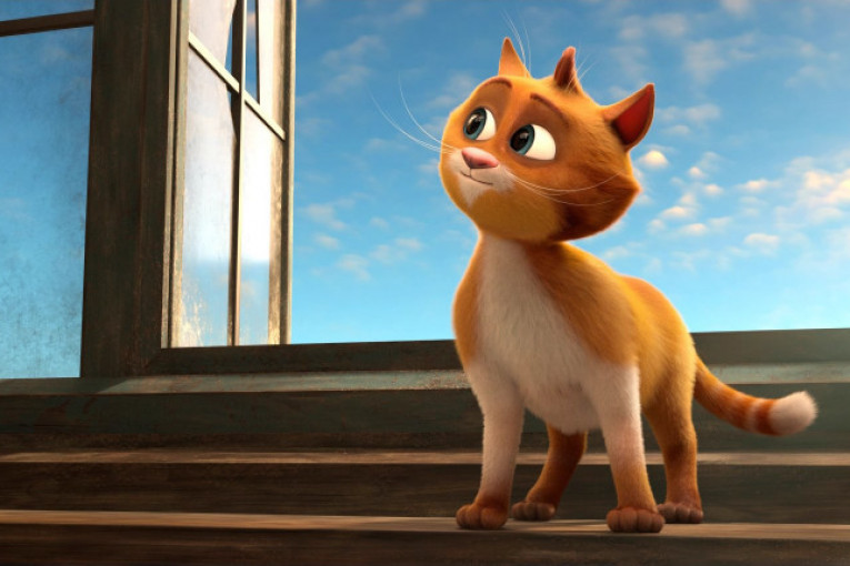 Mačke u muzeju crtani