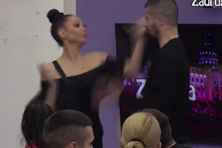 Maja Marinković udarila Bilala Brajlovića Zadruga 6 svađa