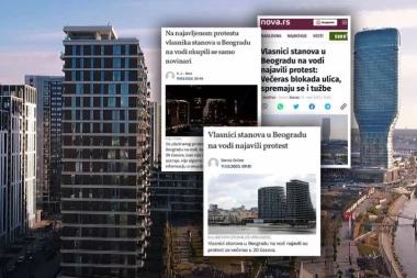 JOŠ JEDNA BRUKA TAJKUNSKOG TABLOIDA: Najavili protest na koji su samo oni došli