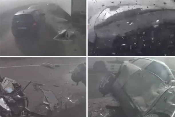 ISPLIVAO JEZIV SNIMAK LANČANOG SUDARA U MAĐARSKOJ: Kamera zabeležila trenutak stravičnog zakucavanja, delovi vozila lete na sve strane (UZNEMIRUJUĆI VIDEO)