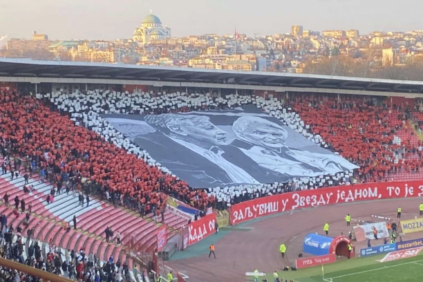 SPEKTAKL NA SEVERU MARAKANE: Delije koreografijom na proslavi 78. rođendana Crvene zvezde PODIGLE LETVICU u navijačkom svetu (VIDEO)