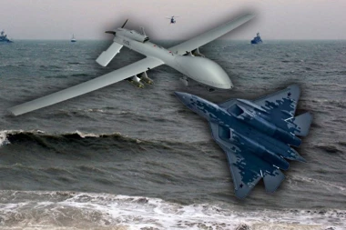 DRAMA IZNAD CRNOG MORA! Sudarili se ruski borbeni avion i američki dron