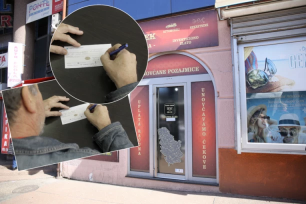 ZA ČEK OD PET HILJADA DAJU 4.500 KEŠA! Zašto se ovo toleriše - Bez sankcija za ozbiljno kršenje zakona!