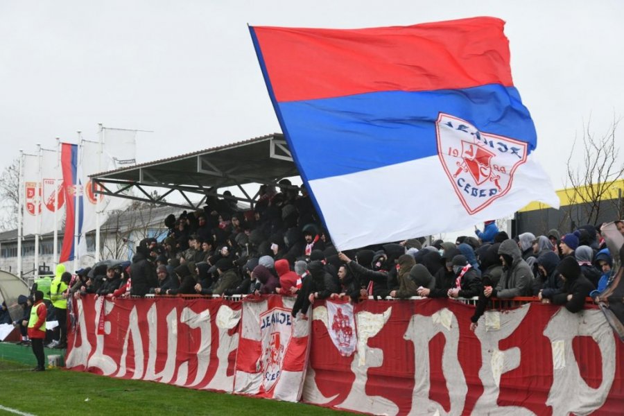 Detalj sa utakmice Radnički Sremska Mitrovica - Crvena zvezda