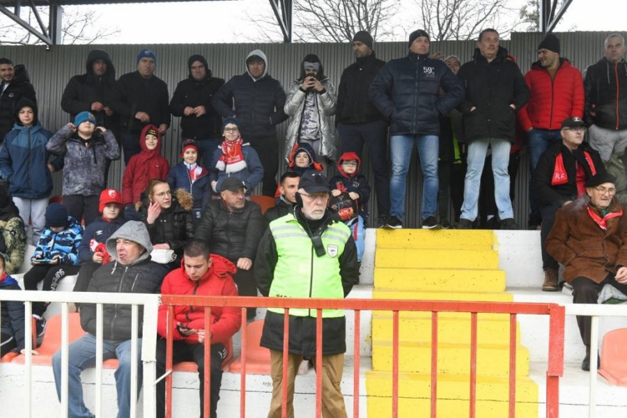 Detalj sa utakmice Radnički Sremska Mitrovica - Crvena zvezda
