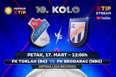 Meč 18. kola Srpske lige – grupa Beograd, samo na Xtip Stream-u!