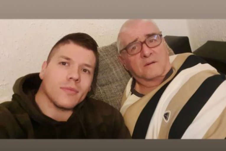 Sloba Radanović sa pokojnim ocem
