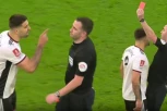 MITROVIĆ NAPRAVIO HAOS: Dao golčinu, pa napao sudiju i dobio crveni karton (VIDEO)