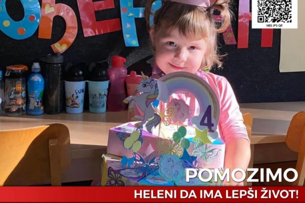 Petogodišnja Helena je bolesna od rođenja i sada joj je hitno potreban novac za lečenje! Pošaljite 126 na 2407!