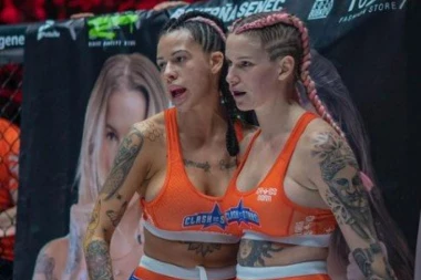 NIJE ZA MLAĐE OD 18! Skandal u OKTAGONU! Zvezde Onlifansa se POLJUBILE u usta, pa POKAZALE gole GRUDI! (VIDEO)