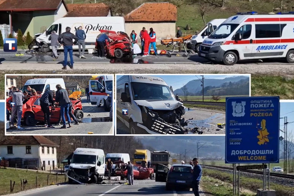 ŽENA NASTRADALA U NESREĆI KOD POŽEGE: Detalji stravičnog udesa