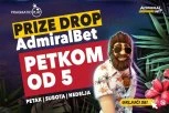 PADAVINE OD PETKA DO NEDELJE Provedite vikend uz AdmiralBet i pokupite sjajne keš nagrade!