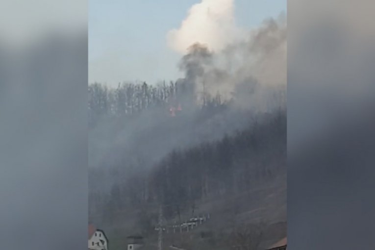 Zapalila se šuma kod Pribojske banje