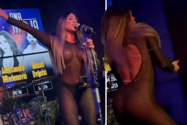 SKANDAL! SANDRA AFRIKA IZAŠLA GOLA NA NASTUP: Pevačica bez blama izbacila sve obline na izvolte, pozliće vam od VRELIH FOTKI!