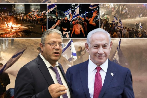 ČOVEK ZBOG KOJEG GORI IZRAEL: Ministar Ben-Gvir preti ostavkom ako premijer Netanjahu popusti pred demonstrantima (FOTO, VIDEO)