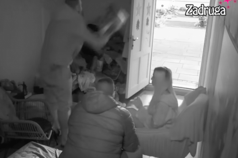 Filip Car baca stvari Aleksandre Nikolić iz rehaba Zadruga 6 svađa