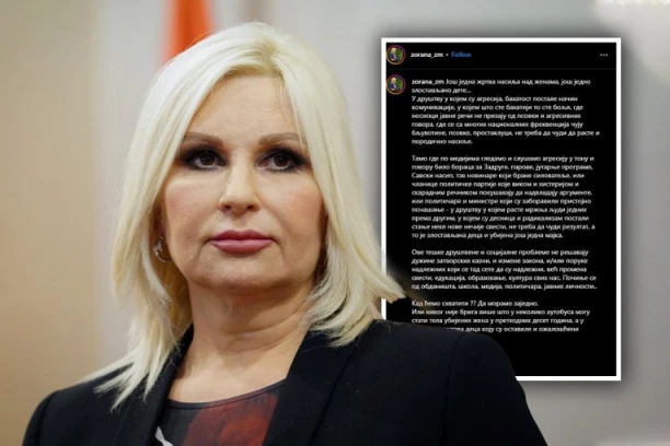 ZORANA PLJUJE U BUNAR IZ KOG JE PILA: Evo koga eks ministarka krivi za porodično nasilje