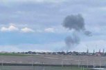 JAKA EKSPLOZIJA ZATRESLA KRIM: Ruski vojni aerodrom pogođen, oboren dron (VIDEO)