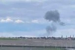 JAKA EKSPLOZIJA ZATRESLA KRIM: Ruski vojni aerodrom pogođen, oboren dron (VIDEO)