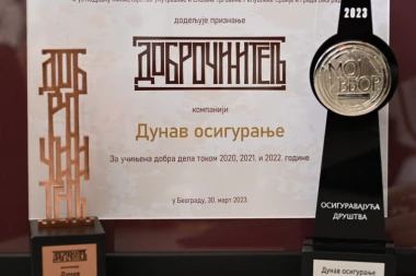 „Dunav osiguranje“ – omiljeni domaći brend i društveno najodgovornija kompanija